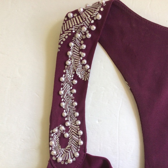 WHBM MAUVE PURPLE EMBELLISHED RACERBACK TANK XS - Picture 11 of 16